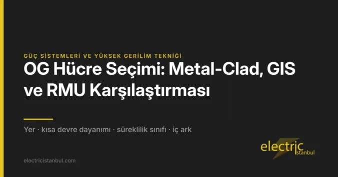 OG Hücre Seçimi: Metal-Clad, GIS ve RMU Karşılaştırması — kapak görseli